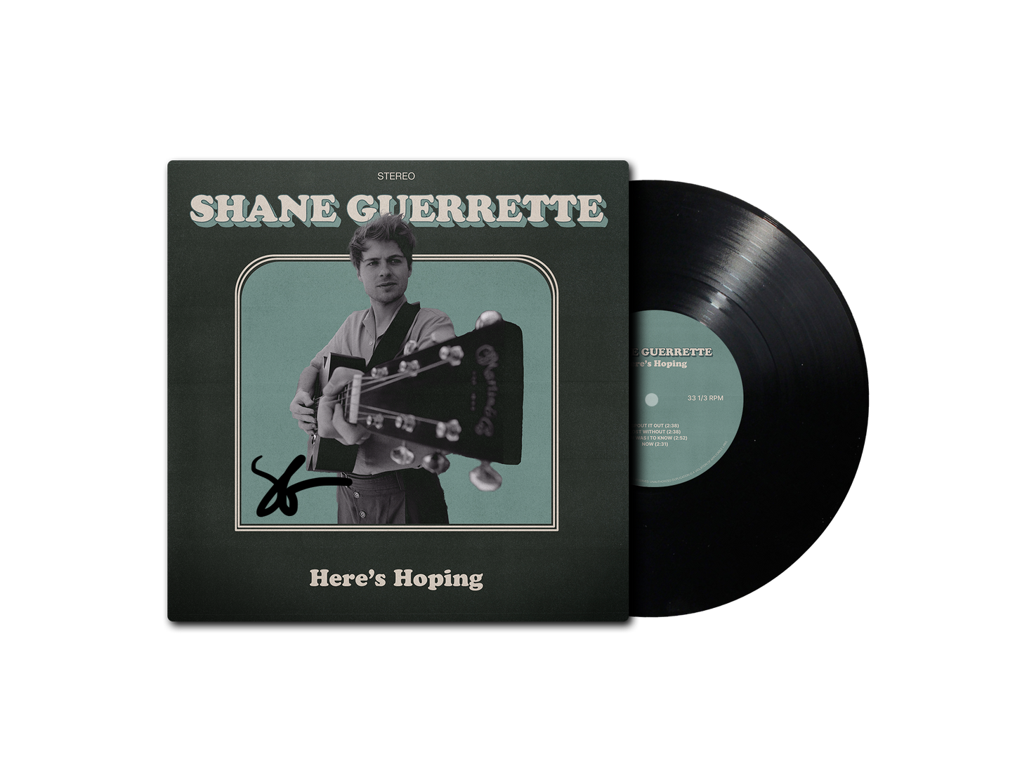 Signed Here's Hoping Vinyl